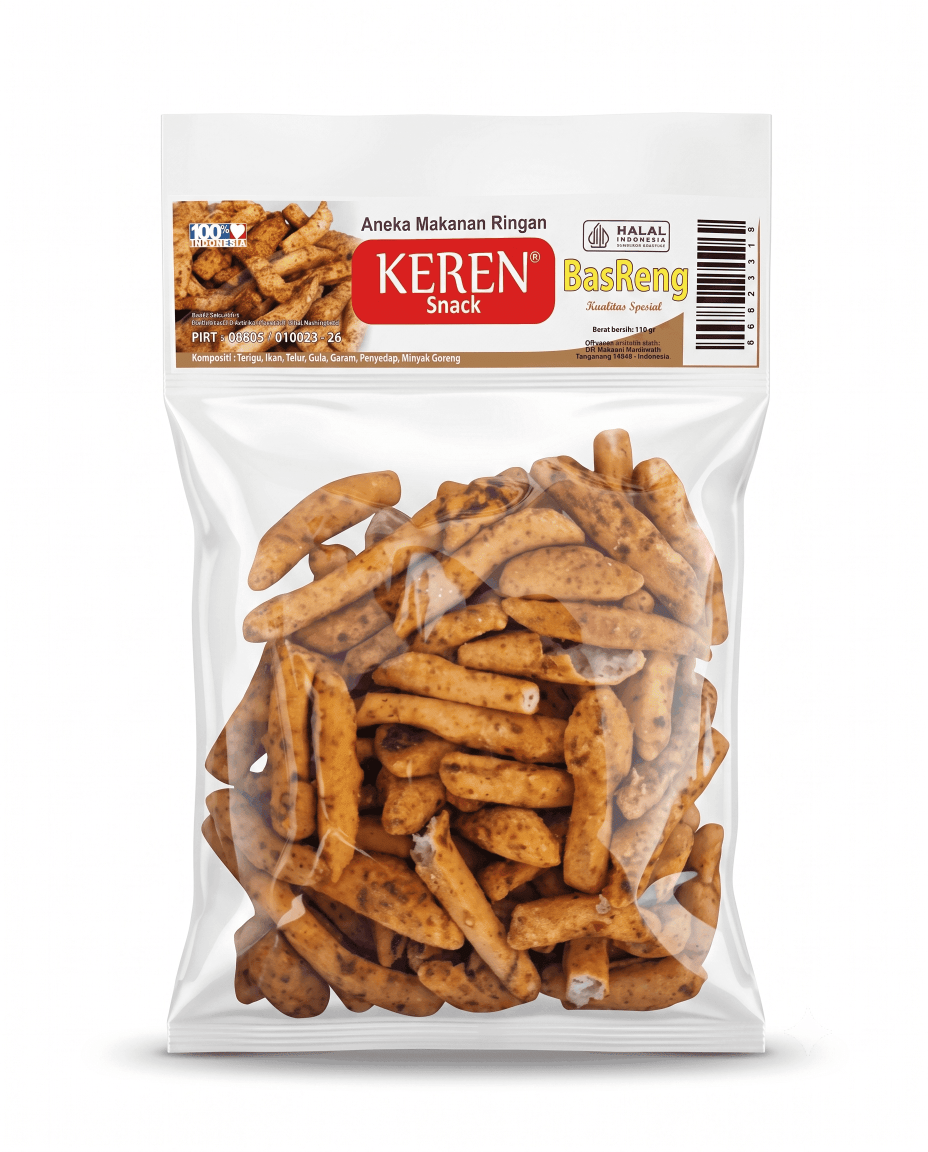 Basreng Pedas Daun Jeruk