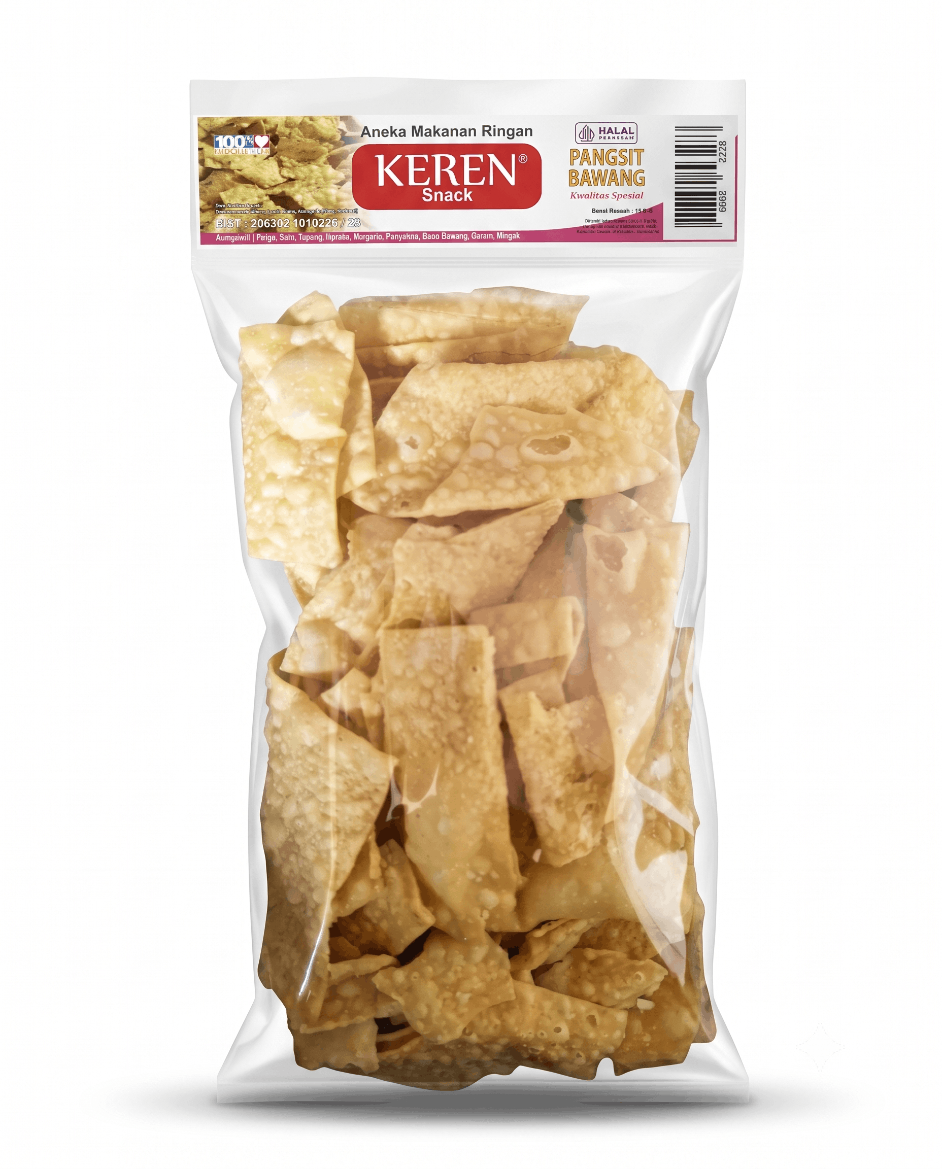 Keripik Pangsit Bawang