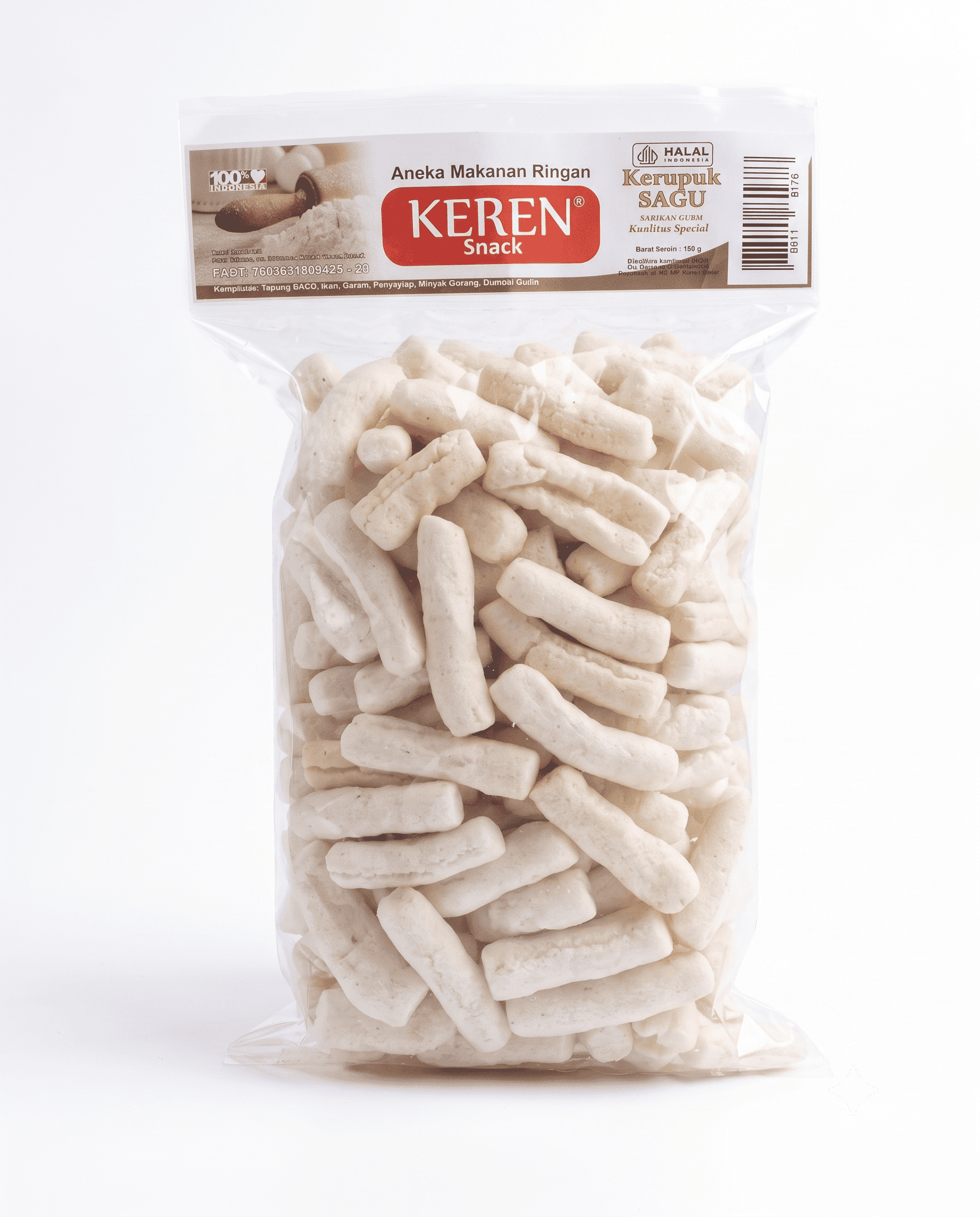 Kerupuk Sagu Asin